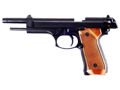 WE M92L Gas Blowback Pistol (Full Metal - Black)