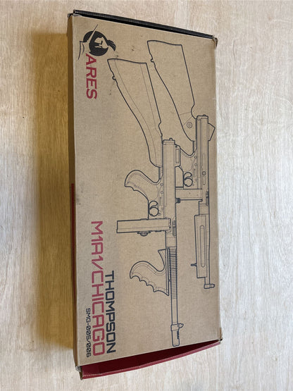 [Boneyard] Ares Thompson M1A1 EBB (SMG-005) - Snapped handguard tab - hair cracked stock - 355 FPS