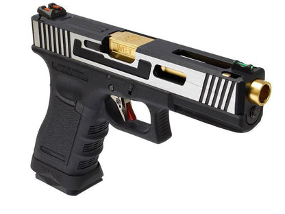 WE Custom 17 Series Hi-Speed GBB with Split Slide and Slide Racker