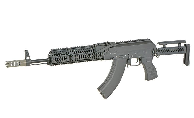 Cyma Platinum AKM Tactical AEG Rifle with Eshooter ETU GEN-2 (Black - CM113)