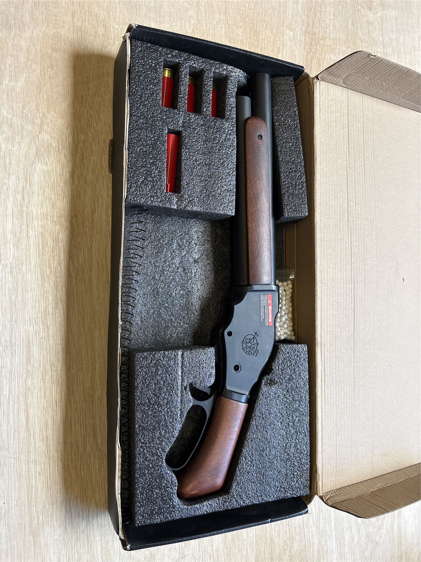 [Boneyard] S&T M1887 Real Wood Gas Shotgun (STGS07S) - Disassembled / in pieces - missing parts unknown