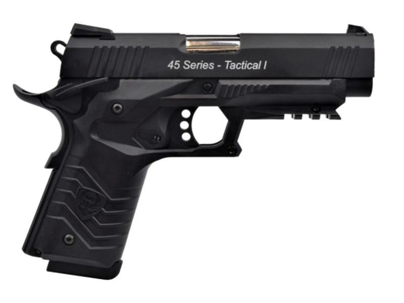 HFC 1911 Tactical Gas Blowback Pistol  (HG-171B - Black)
