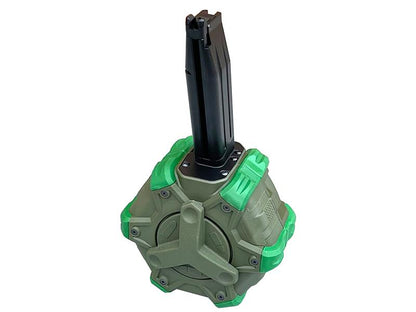 WE Gas Drum Magazine for 5.1 Hi-Capa Series (350 Rounds - OD)