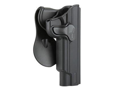 Amomax ROT360 Series Holster for Series 1911 Pistol (Polymer - Right - Black)