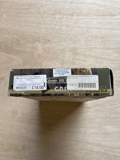 [Boneyard] HFC MK8 Gas Pistol (Non-Blowback - Black - GG-106) - Unknown Fault or Ex. Display