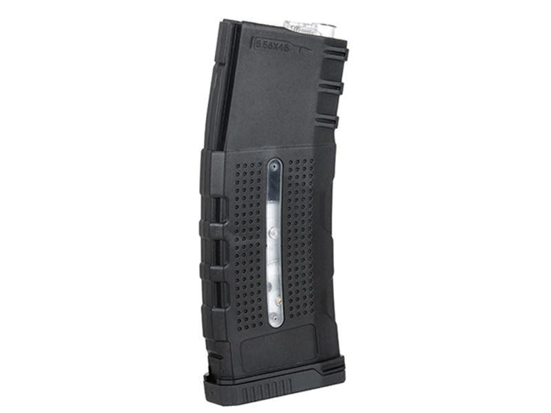 Battleaxe Polymer Enhanced Grip Magazine for M4 Series (Flash Magazine - 380 Rounds - Black)