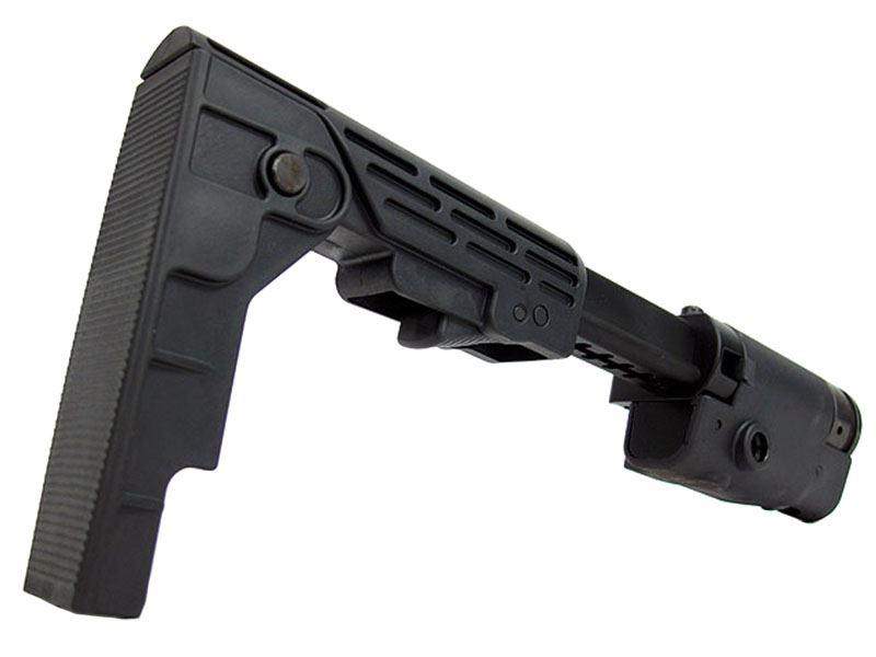 Ares M4 /SR16/SR25 Series Retractable Folding Buttstock (Black)