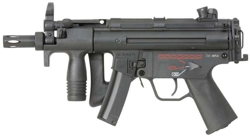 H&K MP5 PDW Full Metal AEG with Eshooter ETU GEN-2 (Umarex/Cyma - Black - CM041PDW)