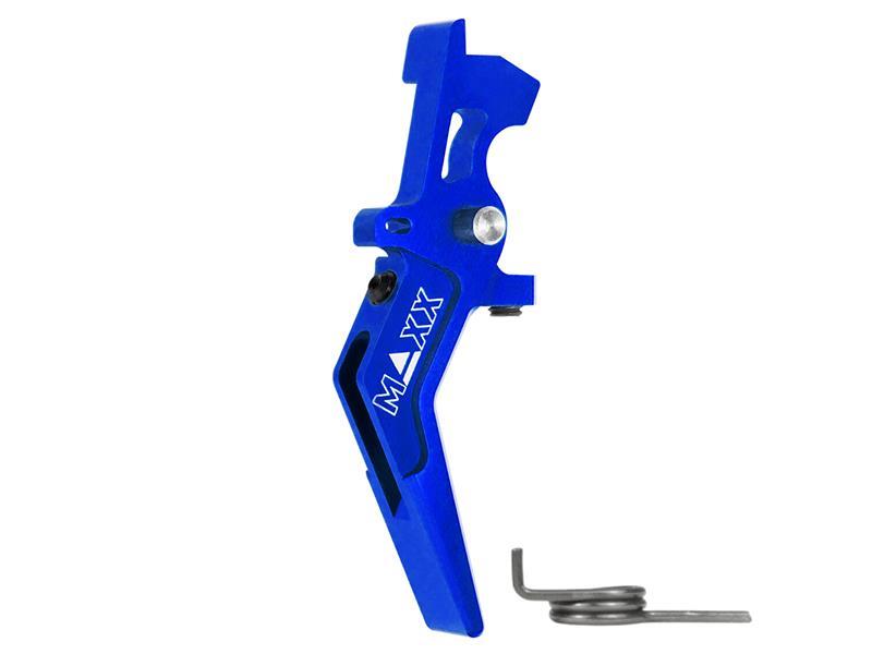 Maxx Model CNC Aluminum Advanced Speed Trigger (Style A) (Blue)
