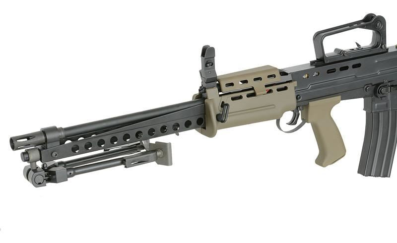 ICS L86A2 LSW AEG Light Support Weapon - Black - GEN.2 FET System/QD Spring (ICS-86NU)