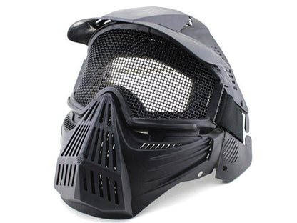 Big Foot Tactical Full Face Protection with Eye Protection (Re-Enforced) (Black)