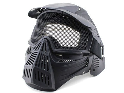Big Foot Tactical Full Face Protection with Eye Protection (Re-Enforced) (Black)