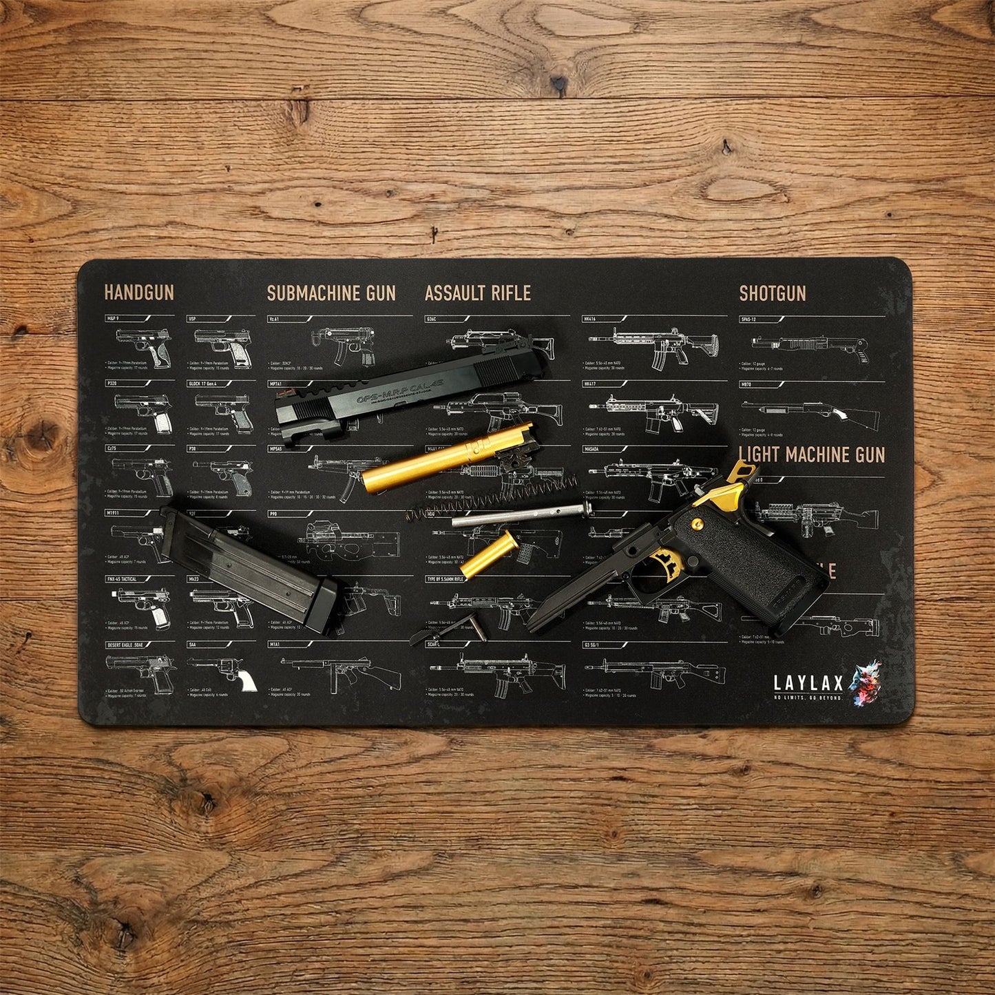 Laylax Satellite Premium Oversized Airsoft Maintenance Work Mat (900mm x 450mm)