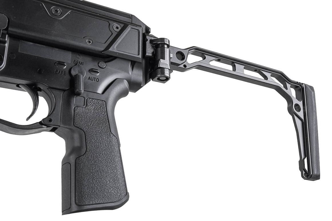 [Pre-Order] Double Eagle 8.5 DWS LUPUS w/ Folding Stock - Gas Blowback Rifle (MWS System / Steel Bolt - G108A-02 BK)