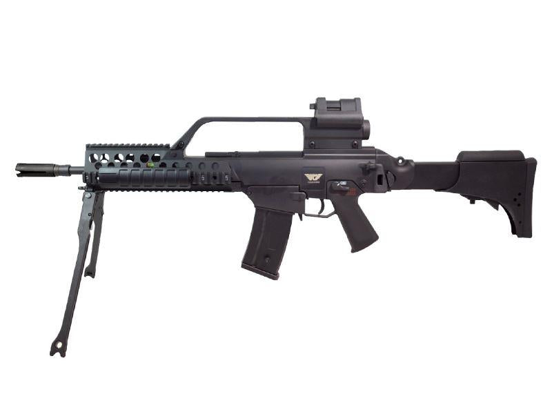JG G39 KVE AEG Sniper Rifle with Scope and RIS Rail (JG-1738 - Black)