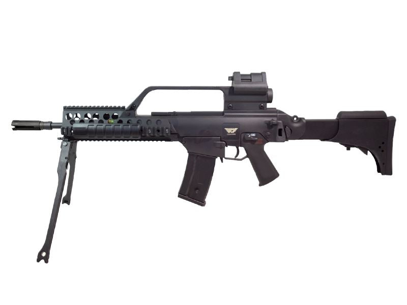 JG G39 KVE AEG Sniper Rifle with Scope and RIS Rail (JG-1738 - Black)