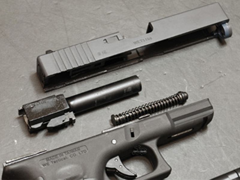 WE 19 Series Pistol Gen 3 Gas Blowback Pistol (Black)