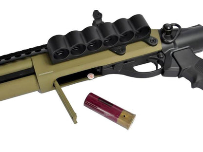 Golden Eagle M870 AR Tactical Tri-Shot Gas Pump Action Shotgun (Medium - Tan - M8874)