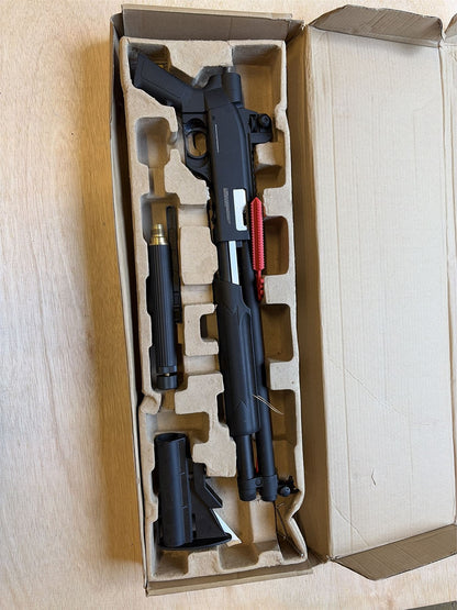 [Boneyard] APS Paintball Marker Pump Action Shotgun (16 Inch - Co2 - 0.68 - Black) - Gas not flowing - not firing