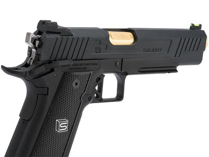 Salient Arms International by EMG 2011 DS 5.1 Gas Pistol (Gold Barrel - Black - 5.1)