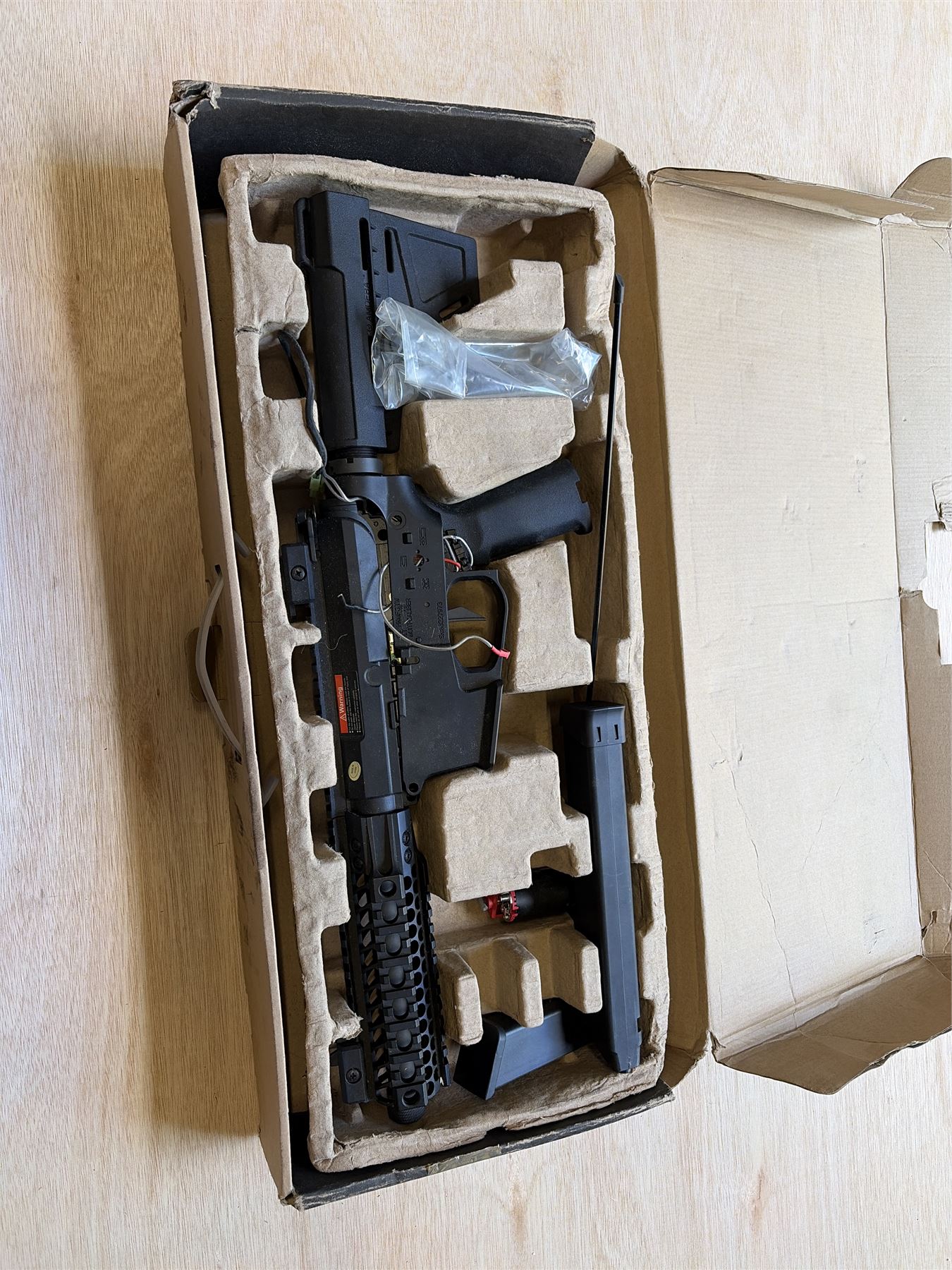 [Boneyard] Ares M45X-S AEG (AR-087E) - In pieces - missing parts unknown - EFCS gearbox