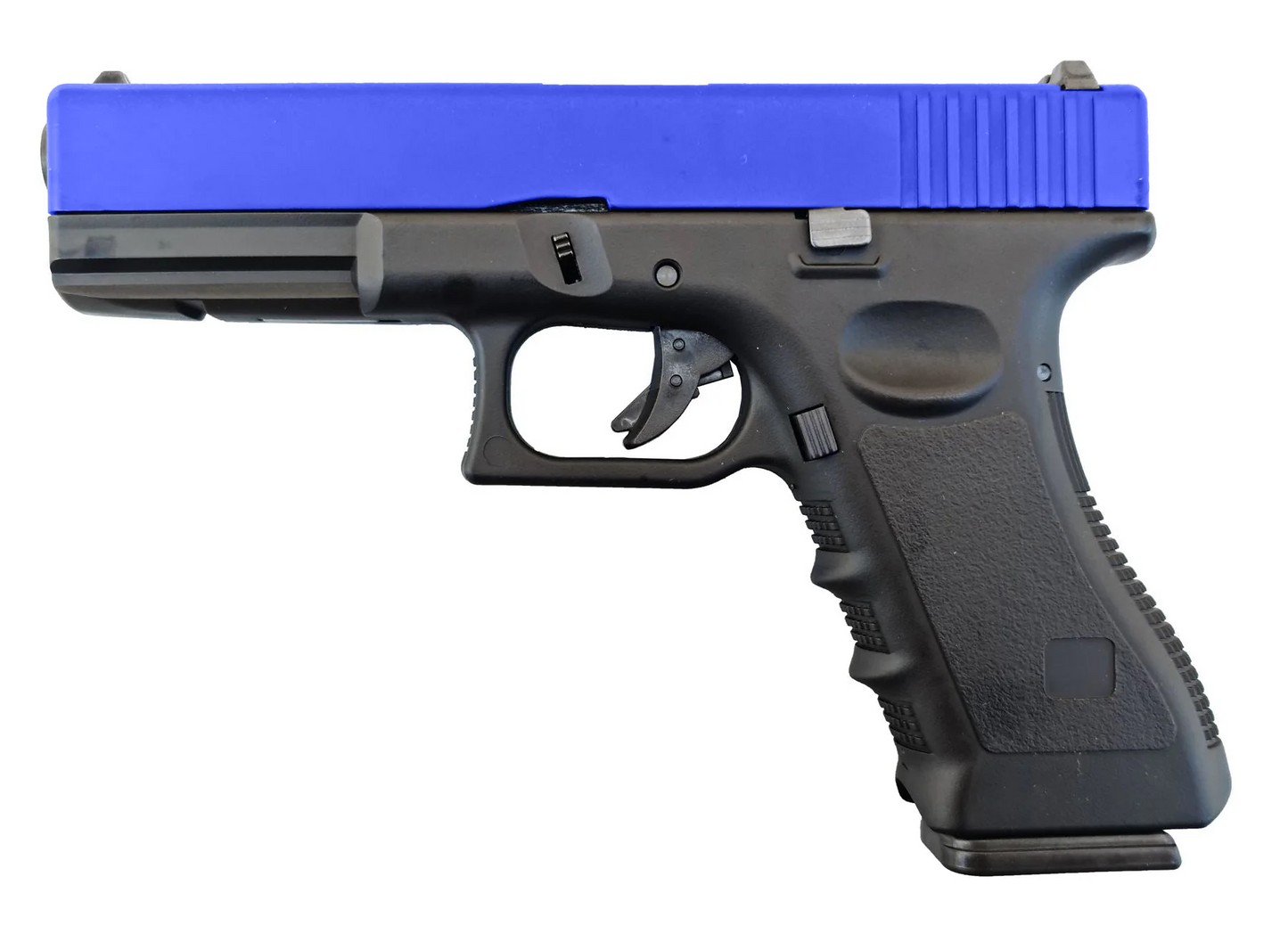 Huntsman Tactical H17 Gas Blowback Pistol (Metal Slide - Polymer Body - with Case - Blue)