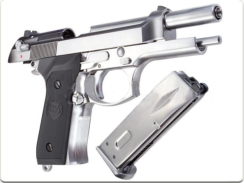 WE M92 GBBP (Full Metal - Silver)