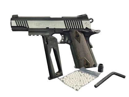 Colt 1911 (Rail) Co2 Pistol Dual Tone (Black - Cybergun - 180525)