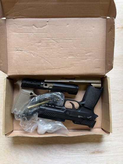 [Boneyard] AEG F17 Gas Blowback Pistol (Tan) - In pieces - possibly missing pieces