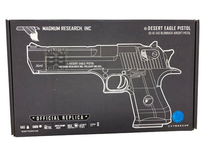 Magnum Research Inc. Desert Eagle 50AE GBBP (90510 - Licensed by Cybergun - Made by WE - Silver)