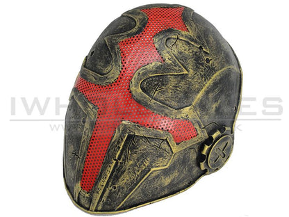 FMA Wire Mesh Cross the King Mask (Gold) (TB610)