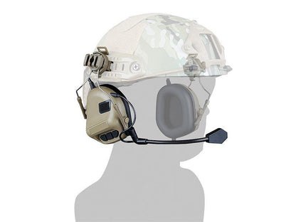 Big Foot Fifth Generation Sound Pickup and Noise Reduction Headset Simulator (Helmet Wearing - Tan)
