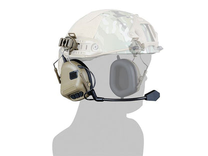 Big Foot Fifth Generation Sound Pickup and Noise Reduction Headset Simulator (Helmet Wearing - Tan)