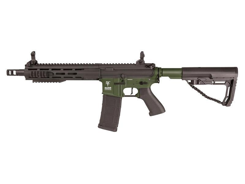 Bushido YU by Saigo Defense AEG Rifle (Lipo Battery and Charger Included - OD/Black)
