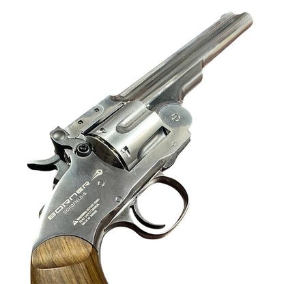 Borner Schofield Co2 Revolver (4.5mm/.177 - BB and Pellet - Silver)