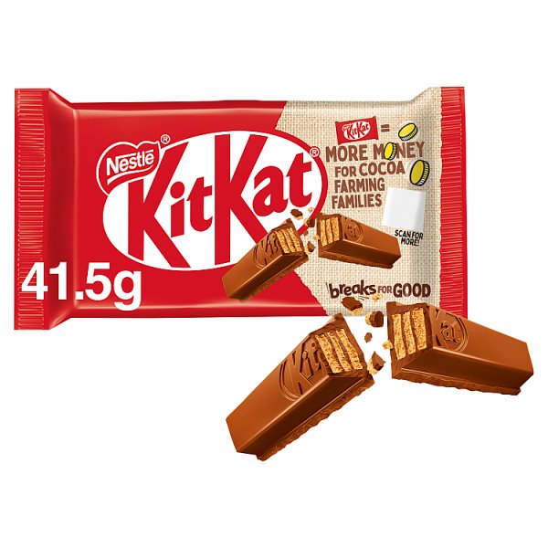 KitKat 4 Finger Milk Chocolate Biscuit Bar