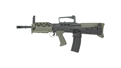 ICS L85A2 SA80 Bullpup AEG Rifle - Black - GEN.2 FET System/QD Spring (Carbine Short - ICS-87NU)