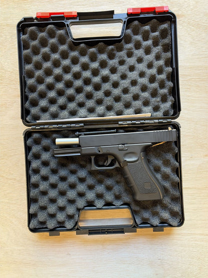 [Boneyard] Well 17 Series Dual Power Pistol (G197) - Front of slide snapped - missing 1 mag - case inc