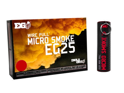 Enola Gaye EG25 Wire Pull Micro Smoke Grenade (EG25R - Red)