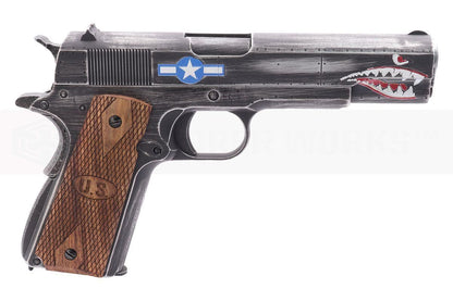 [Air Gun] Auto Ordnance Cybergun Custom 1911 Squadron Co2 Blowback Pistol (CG-AU0100-AG - 4.5mm/.177)