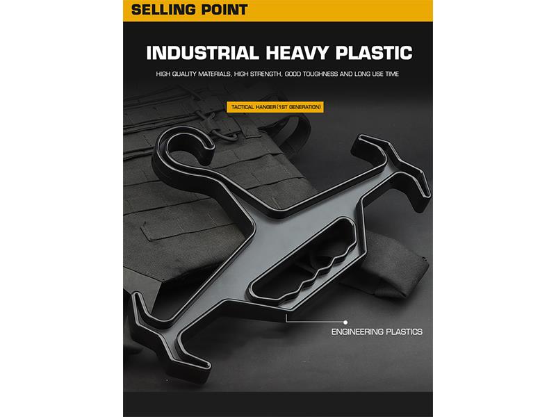 Big Foot Heavyweight Tactical Hangers (Black)