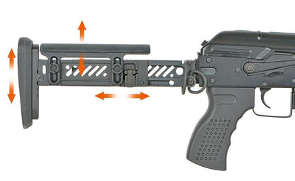 Cyma Platinum AKS74U Tactical AEG Rifle with Eshooter ETU GEN-2 (Black - CM113A)