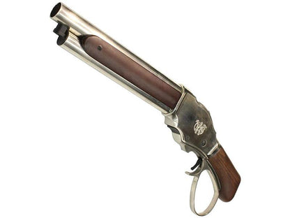 S&T M1887 Gas Shell Ejecting Shot Gun (S - Silver - Real Wood - STGS07SWSV)