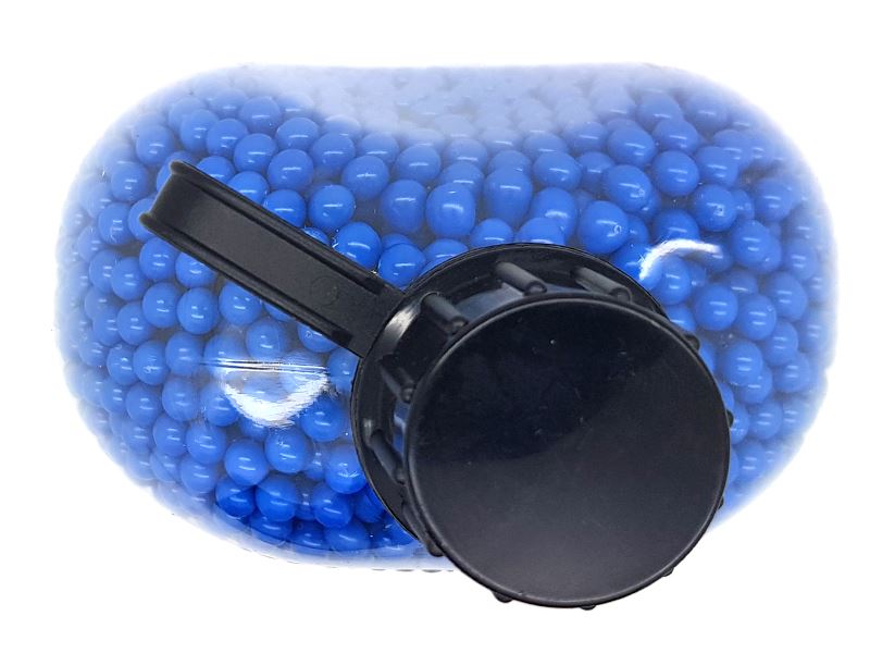 Big Foot Diamond Precision 0.12g - 5000 BB Pellets (Canteen Clear Bottle - 5000 Rounds - Blue)