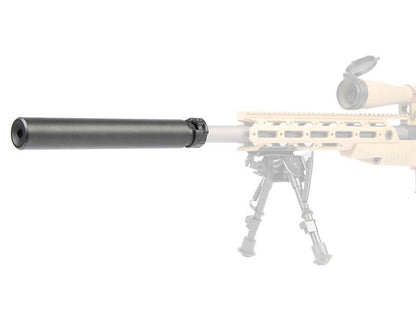 Ares M40A6 Full Metal Silencer (Black - SIL-010-BK)