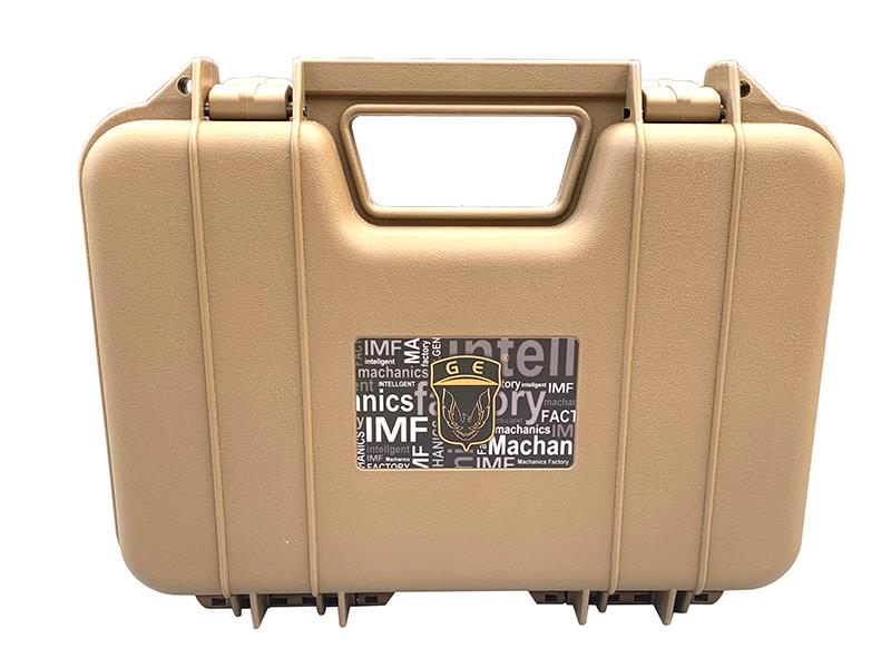 Golden Eagle 12" Universal Polymer Pistol Case (35x25x46cm - Tan)