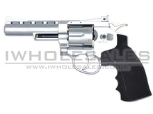 Hwasan 4.0" Co2 Revolver (4.5mm - Silver - Black)