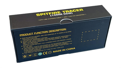 WoSport Spitfire Tracer Unit (Plain Black - 14mm CCW - Full Metal)