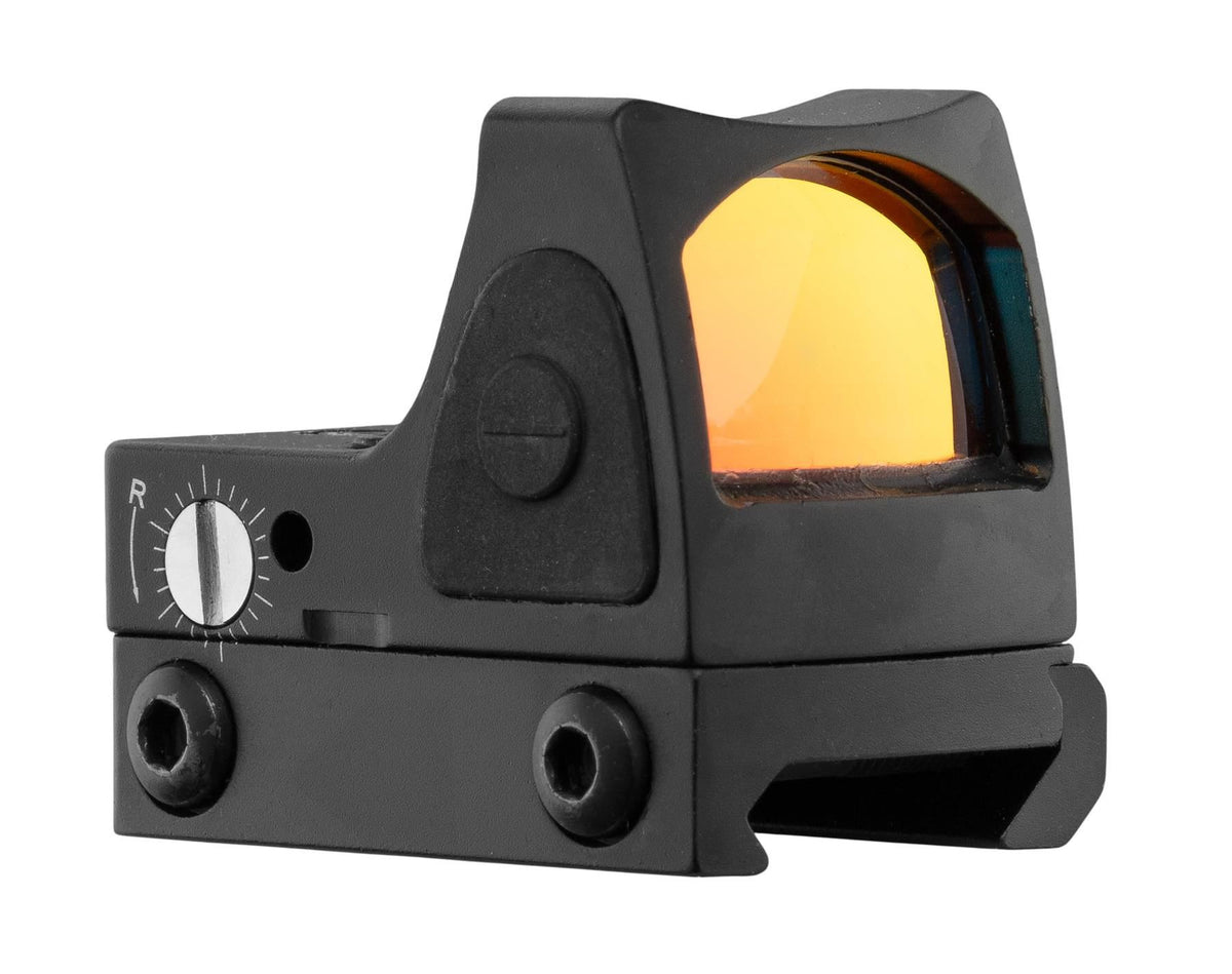 Lancer Tactical Compact Red Dot Reflex Sight w/ Rubberized Controls - Black