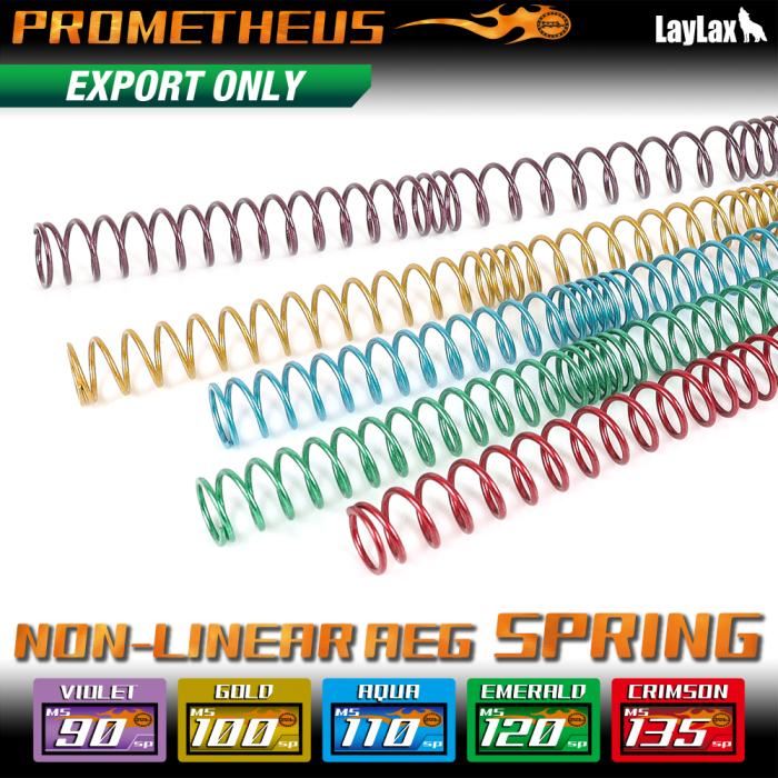 Laylax Prometheus Non-Linear AEG Upgrade Spring MS110 (Aqua)